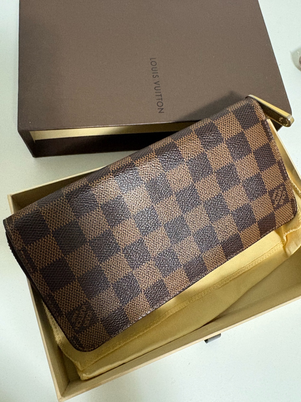 Authentic Louis Vuitton Zipper Wallet